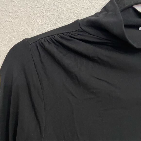 Good American Good Touch Black Long Sleeve Bodysuit Womens size L - Picture 4 of 7